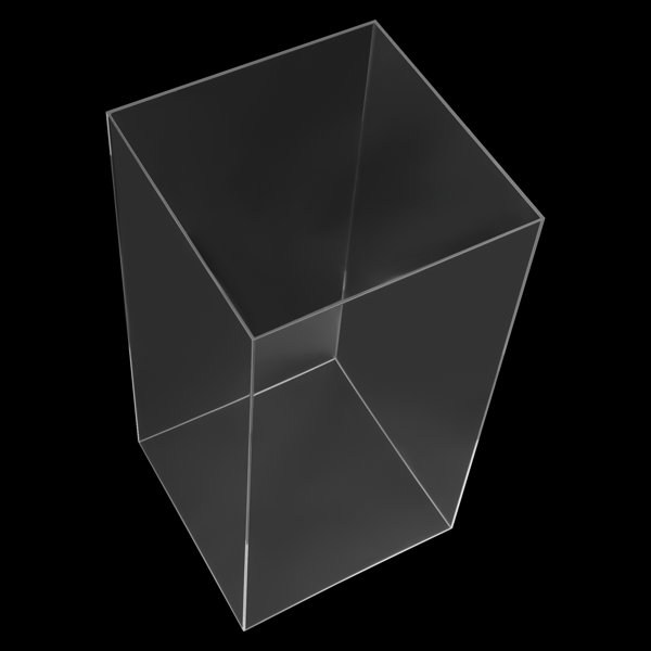 Latitude Run® Hasaan Acrylic Display Box display Cube Pedestal Art Sculpture Stand & Reviews